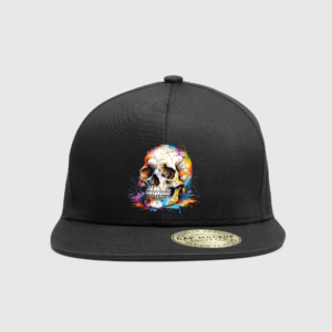 Colorful Skull Design Adjustable Size Hat