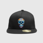 Vibrant Skull Adjustable Size Hat