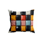 Vibrant Geometric Cushion