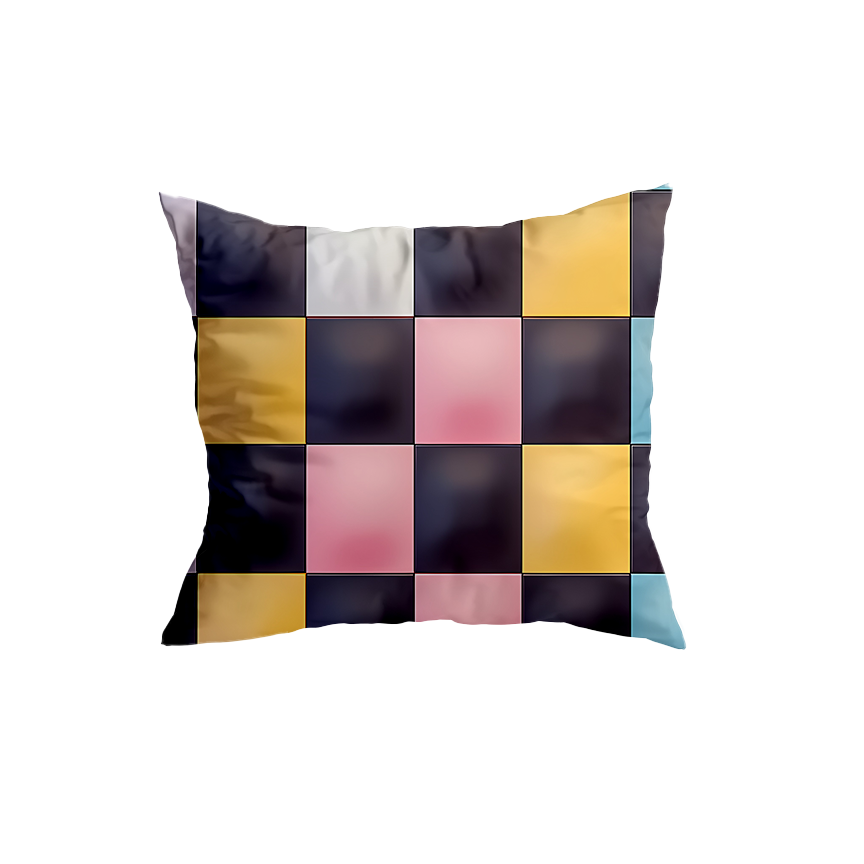 Colorful Geometric Throw Pillow