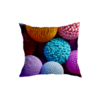 Vibrant Textured Decorative Pillow