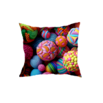 Vibrant Geometric Pillow