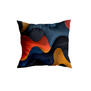 Vibrant Abstract Throw Pillow