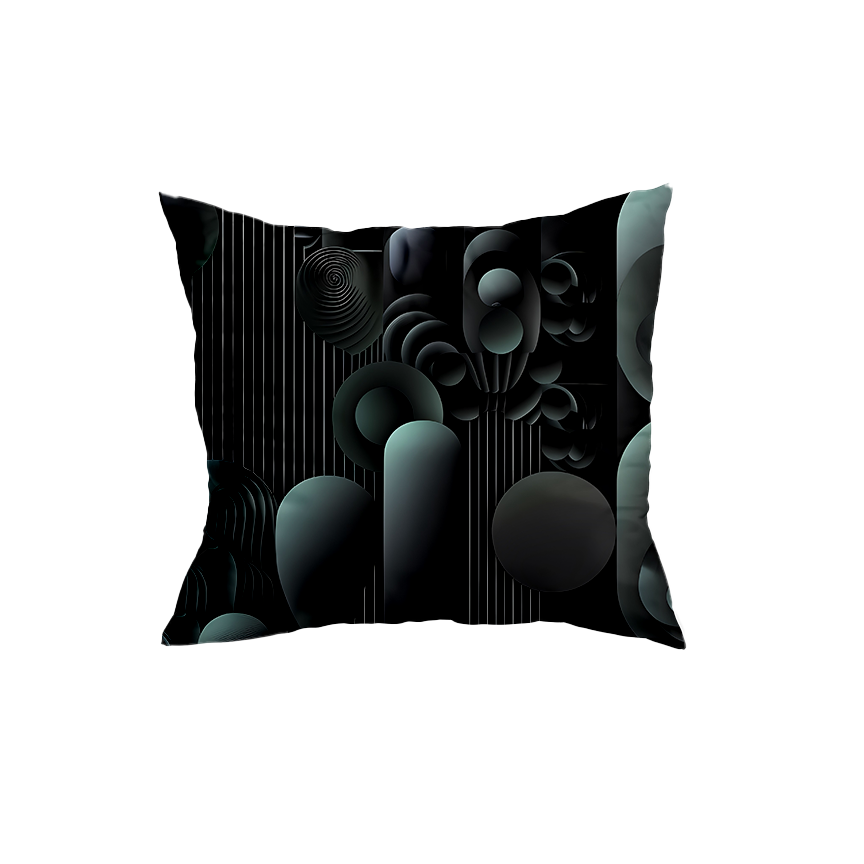 Luxurious Abstract Geometric Throw Pillow