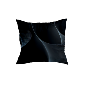 Luxurious Black Throw Pillow