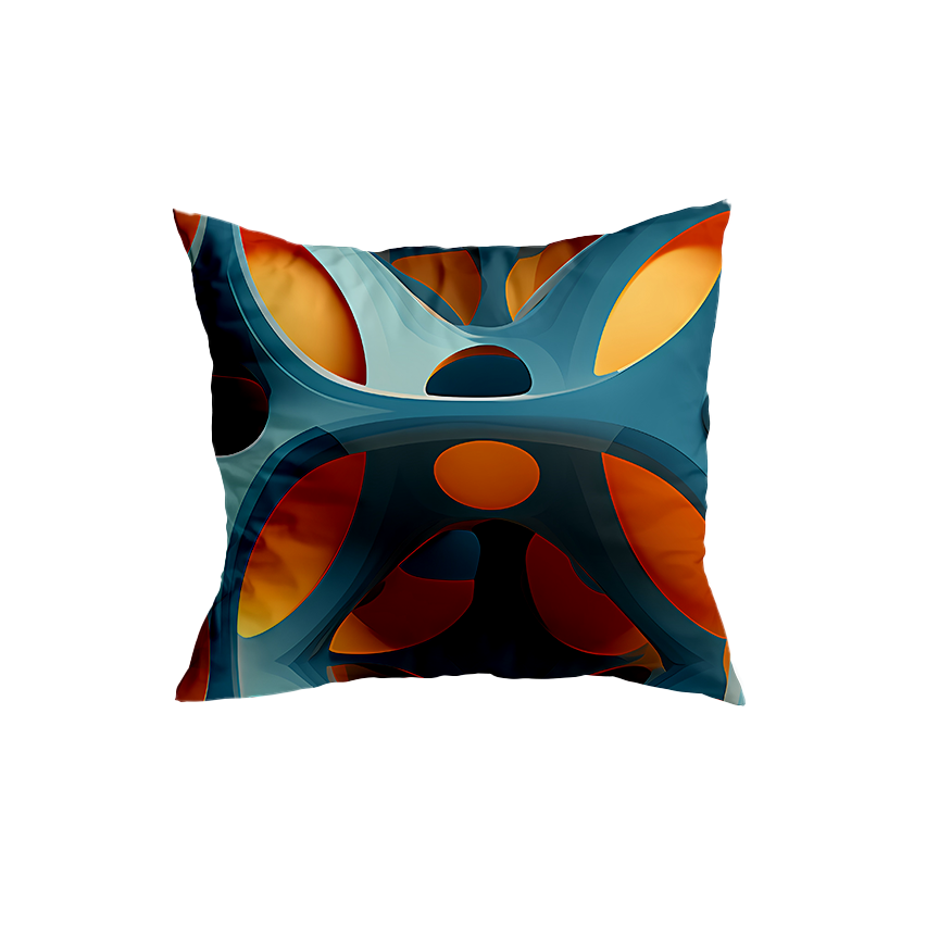 Vibrant Geometric Pillow