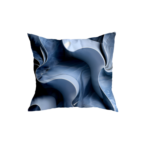 Abstract Wave Decorative Pillow