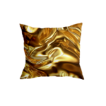 Luxurious Gold Satin Pillow