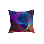 Vibrant Geometric Pattern Pillow