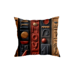 Egyptian Hieroglyphic Design Pillow